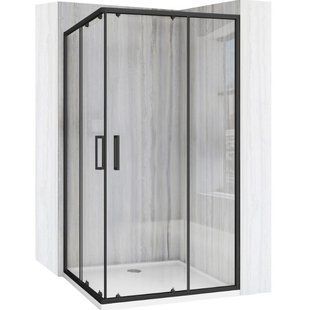 Душова кабіна Rea City 80x100 black REA-K6449, Черный матовый, Універсальна, чорний матовий