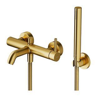 Смеситель для ванны Omnires Y brushed gold Y1231GLB, Золотой