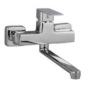 Смеситель для кухни со стены Domino Malibu DMM-104, Хром