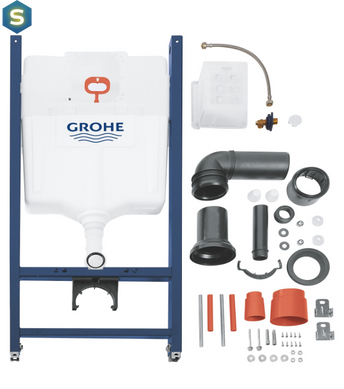 Grohe Rapid SL в сборе, для подвесного унитаза (кнопка Skate Cosmopolitan) (3873200A)