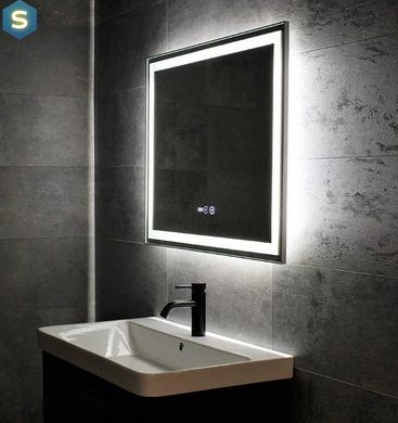 Дзеркало Dusel DE-M0061S1 Silver 75x100 см, Каппучино