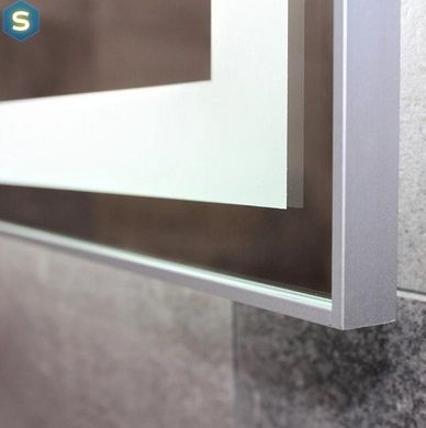 Дзеркало Dusel DE-M0061S1 Silver 75x100 см, Каппучино