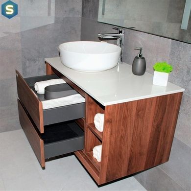 Тумба с умывальником Rexon Terra RX191W/090 Walnut 19190W