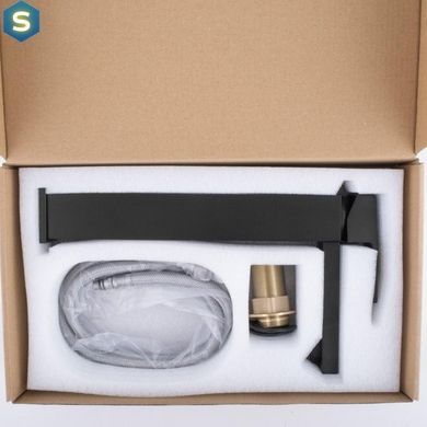 Змішувач для умивальника Yoka Gappo 36 black BU.GAPPO 36-BLK, Черный матовый