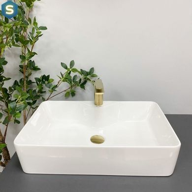 Умивальник (раковина) VBI FORLI XL WHITE накладний, Білий
