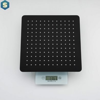 Душова система Gappo G2407-6, вилив - перемикач на лійку, 3-функції, чорний, Черный матовый