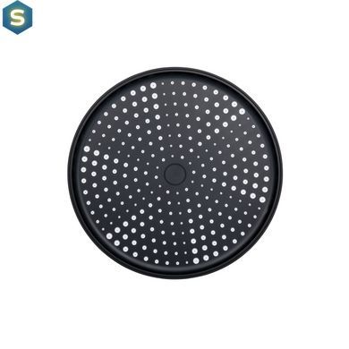 Верхний душ Qtap Hlavova D 250 мм круглый QTHLA107BLM45949 Black matt, Черный матовый