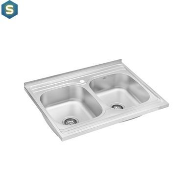 Кухонна мийка Kroner KRP Satin-6080Z (0,8 мм) CV022827, Satin