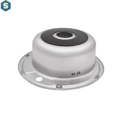 Кухонна мийка Kroner KRP Satin-490 (0,8 мм) CV022766, Satin