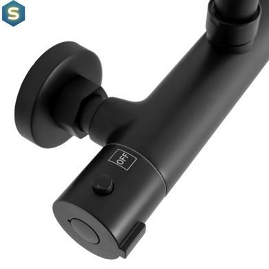 Душовя система Rea Bliss з термостатом black REA-P8804, Черный матовый