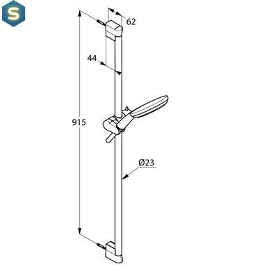 Душевой гарнитур Kludi Freshline 6794005-00, Хром