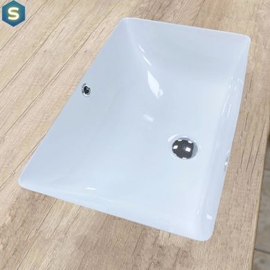 Умывальник (раковина) VBI MELFI WHITE врезной, Белый