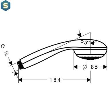 Ручной душ Hansgrohe Crometta 85 28585000