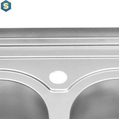 Кухонна мийка Kroner KRP Satin-6080Z (0,8 мм) CV022827, Satin