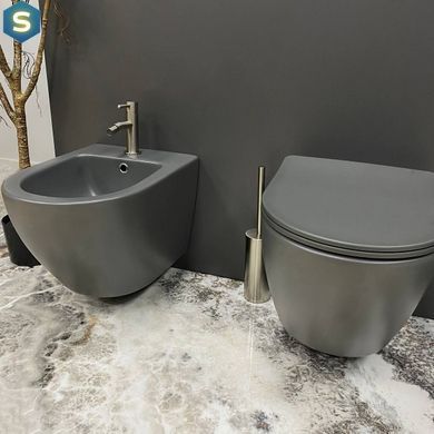 Підвісний унітаз VBI VULCANO GREY MATT
