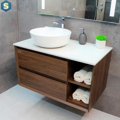 Тумба с умывальником Rexon Terra RX191W/090 Walnut 19190W
