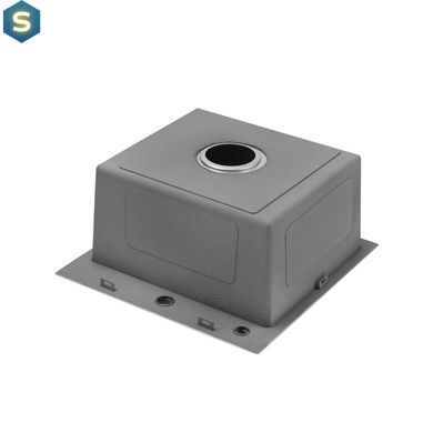 Кухонная мойка Kroner KRP Geb&uuml;rstet - 4545HM (3.0/1.0 мм) CV033855, Нержавеющая сталь