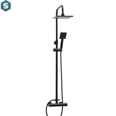 Душевая система Yoka Flova 20 black BP.FLOVA 20 BLK, Черный матовый