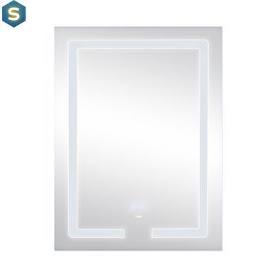 Зеркало Lidz Kubis 600х800 с LED-подсветкой Touch, с антизапотеванием, с диммером яркости LD78LF9376080