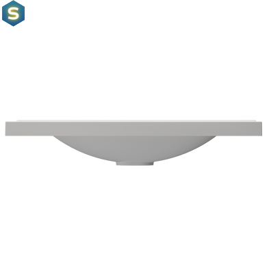 Раковина глянцева врізна Amidicon Scif 80 800x350 з литого каменю SCIF_80_HL, Білий