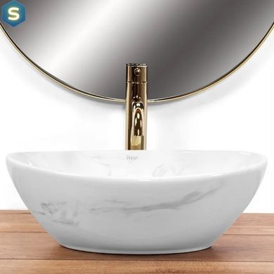 Умывальник Rea Sofia Nature marble накладной мрамор REA-U6605, Мрамор