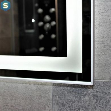 Дзеркало Dusel DE-M0061S1 Silver 75x100 см, Каппучино