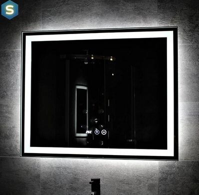 Дзеркало Dusel DE-M0061S1 Silver 75x100 см, Каппучино