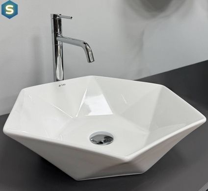 Умывальник VBI Rocazzo white накладной VBI-012624, Белый