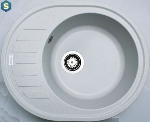 Кухонна мийка Adamant Ovum 615x495x200 old stone 1824296100410, Каппучино