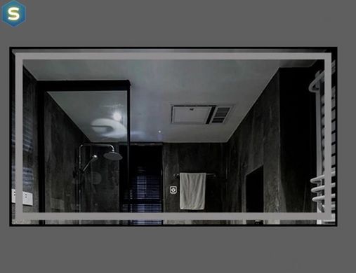 Дзеркало Dusel DE-M0061S1 Silver 75x100 см, Каппучино