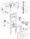 Grohe Rapid SL в сборе, для подвесного унитаза (кнопка Skate Cosmopolitan) (3873200A)