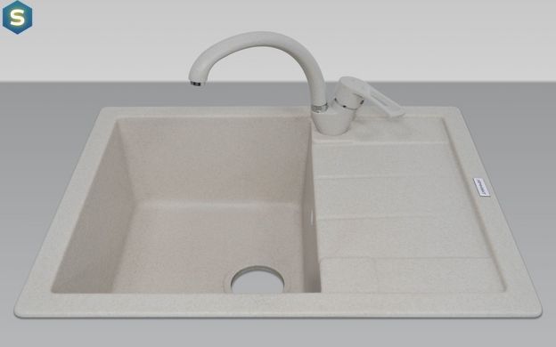 Кухонная мойка Adamant Anila 645x495x200 Бежевый avena 182496100306, Бежевый