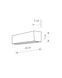 Світильник Nowodvorski 6350 Straight wall led E14 1x40W IP20 Gr