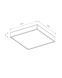 Потолочный светильник Nowodvorski 10470 Quad GX53 4x15W Ip20 Wh