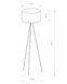 Торшер Nowodvorski 7992 Cadilac I E27 1x40W IP20 Bl