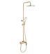 Душова система Rea Avalon brushed gold з виливом REA-P2400, Золотий