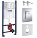 Grohe Rapid SL в сборе, для подвесного унитаза (кнопка Skate Cosmopolitan) (3873200A)