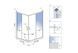 Душова кабіна Rea City 80x100 black REA-K6449, Черный матовый, Універсальна, чорний матовий