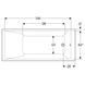 Ванна акриловая Geberit Selnova Square 170x75 554.385.01.1 + ножки, Белый