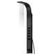 Душова панель Corsan Samsara black LED з виливом S003MBLLEDW, Черный матовый