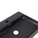 Умивальник Qtap Nando LT 500х420х130 Black matt QT12116146AMB, Черный матовый