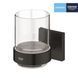 Стакан с держателем для ванной комнаты Grohe QuickFix Start Cube 410972430, Черный/золото