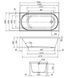 Ванна акриловая Am.Pm X-Joy 150x70 см белый W94A-150-070W-A1, Белый