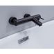 Змішувач для ванни Paffoni Light black matt LIG022NO, Черный матовый