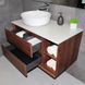 Тумба с умывальником Rexon Terra RX191W/090 Walnut 19190W