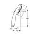 Ручной душ Grohe QuickFix Vitalio Start 110 26031001, Хром