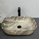 Умывальник (раковина) VBI RAVENNA JASPER GLOSSY накладной, Цемент матовый
