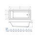 Ванна акриловая Koller Pool Cube Line 170x80 CUBELINE170X80, Белый
