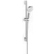Душевой гарнитур Hansgrohe Crometta Vario 65 EcoSmart 9л/мин белый/хром 26534400