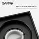 Трап для душа вертикальный Gappo G81050-6, латунь, 100х100 мм, черный